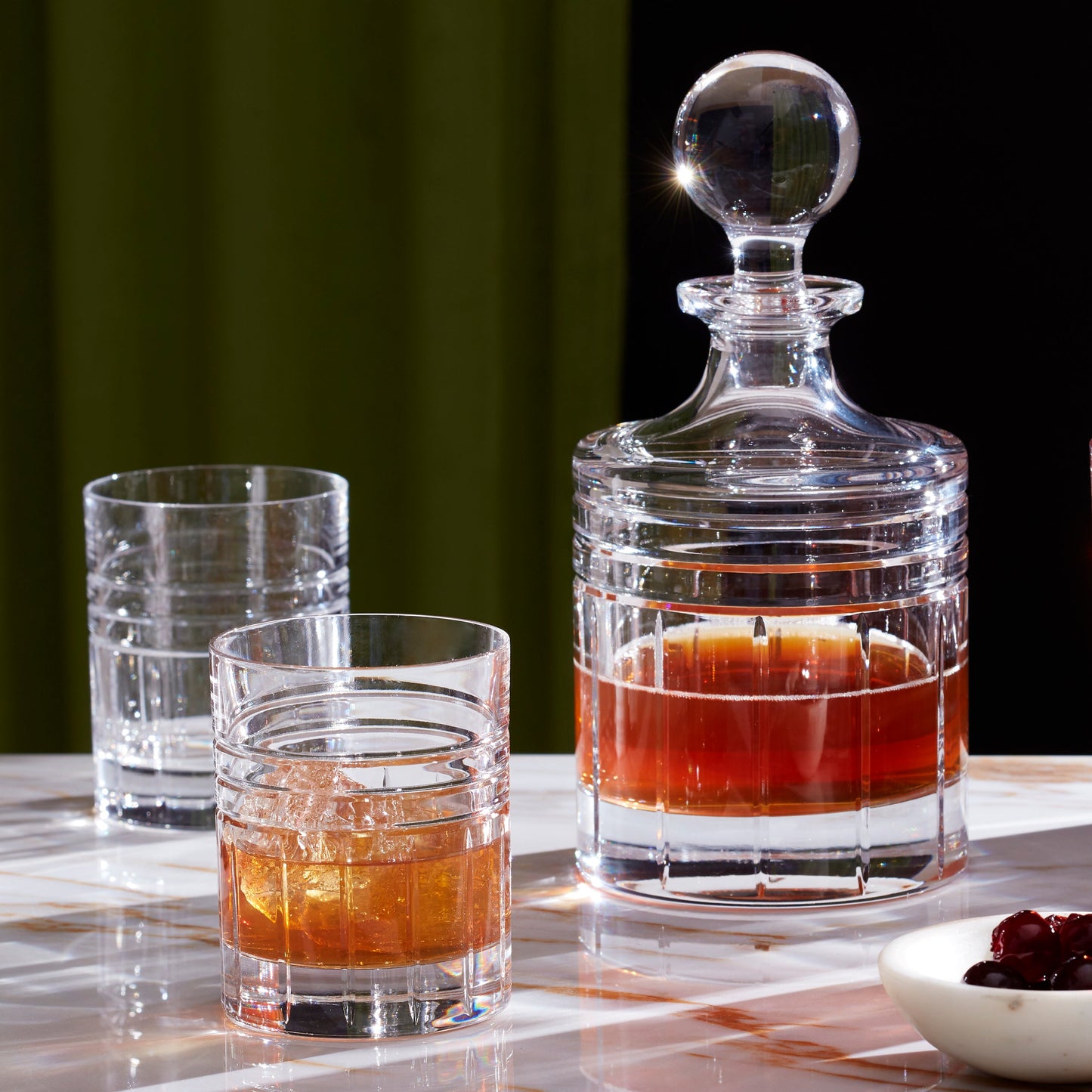 Tempo Crystal 5-Piece Whiskey Set
