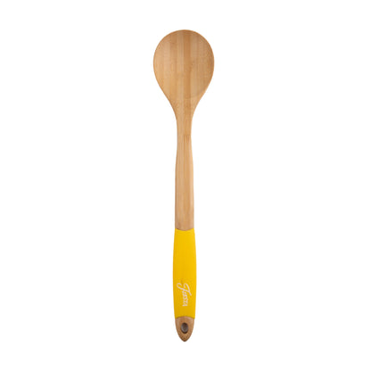 Fiesta Bamboo 5-Piece Silicone Utensil Set