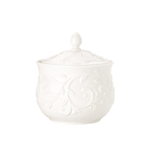 Opal Innocence Carved Sugar Bowl