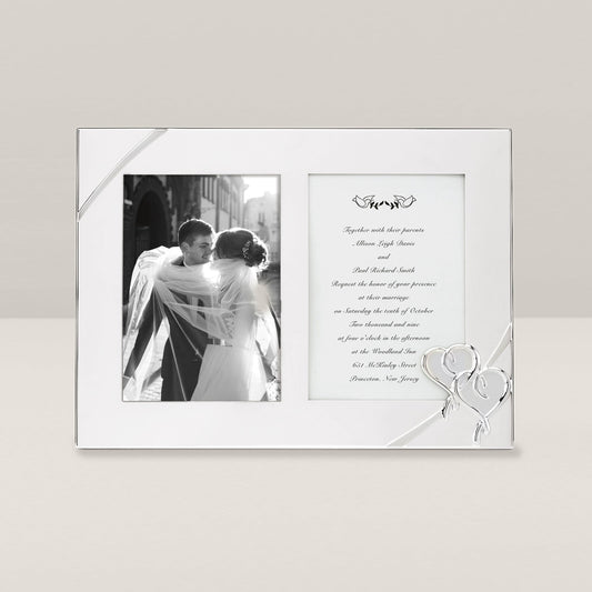 True Love Double Invitation Photo Frame