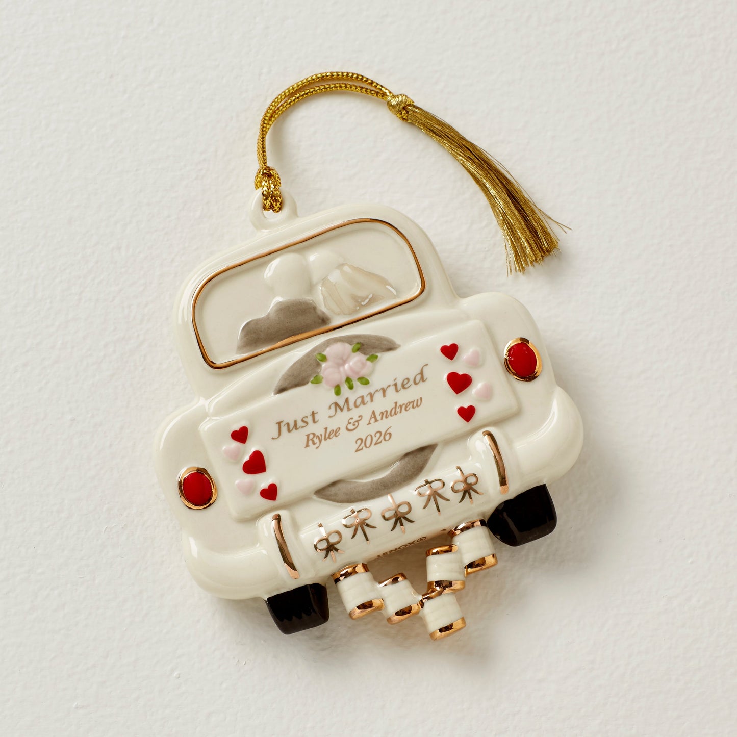 Personalized Just Married Ornament