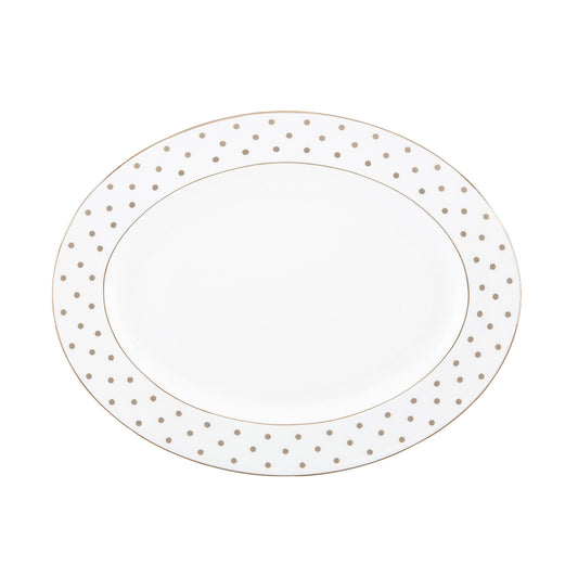 Larabee Road Platinum Oval Platter