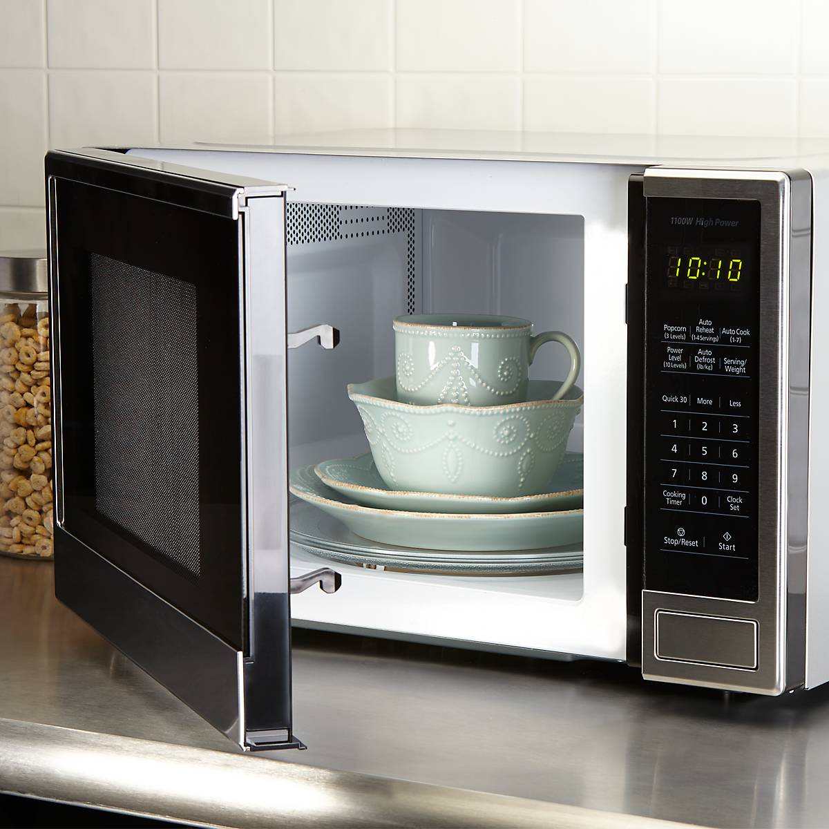 French Perle Ice Blue 4-Piece Place Setting