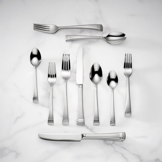 Federal Platinum Frosted 20-Piece Flatware Set