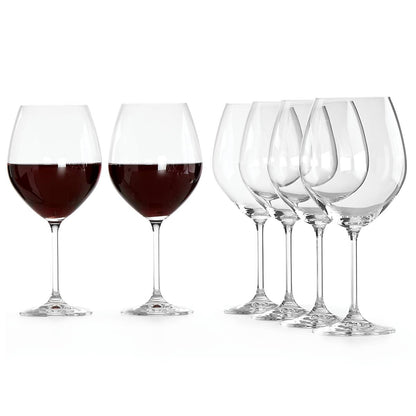 Tuscany Classics Red Wine Glasses, Set of 6