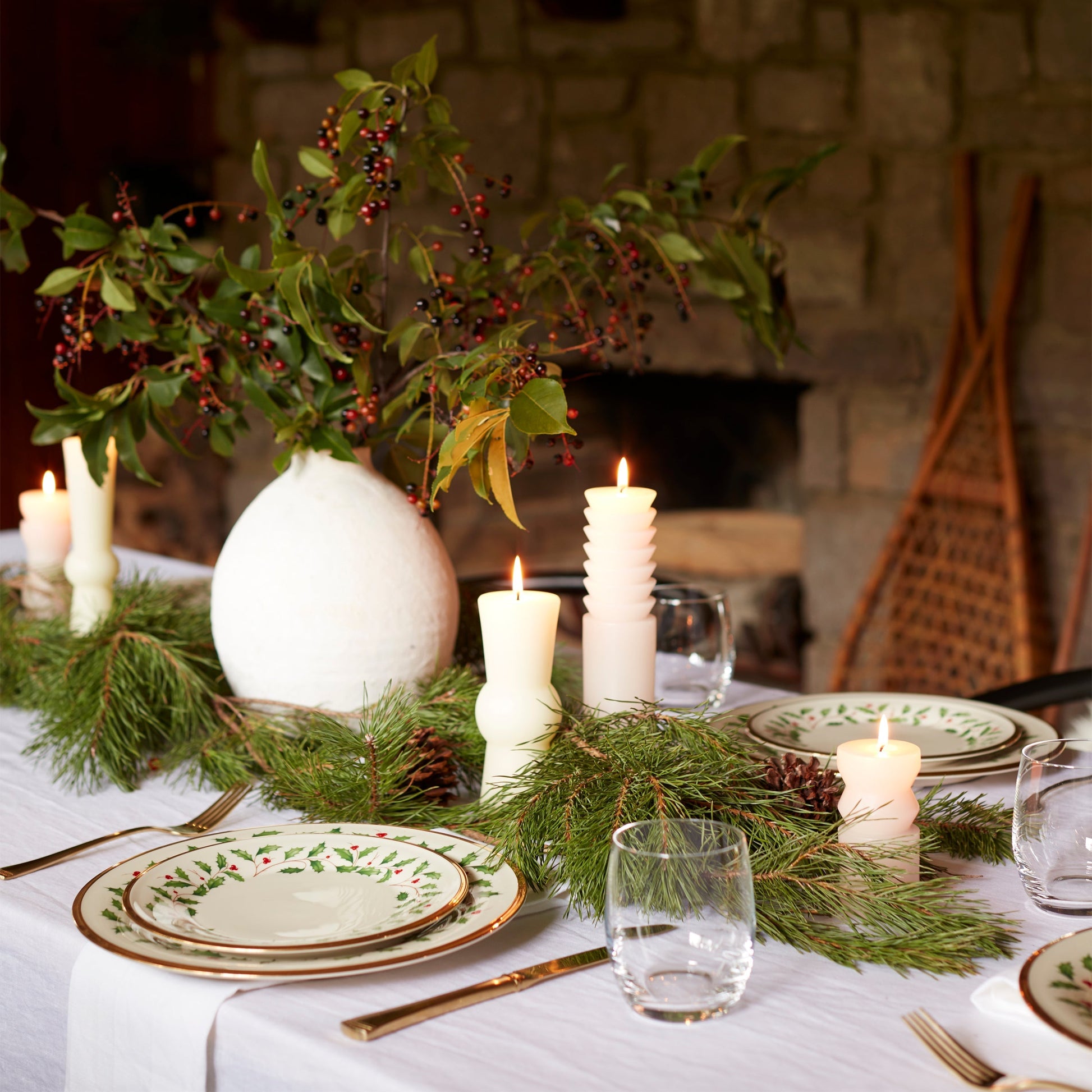 Holiday Dinner Plates, Set of 6