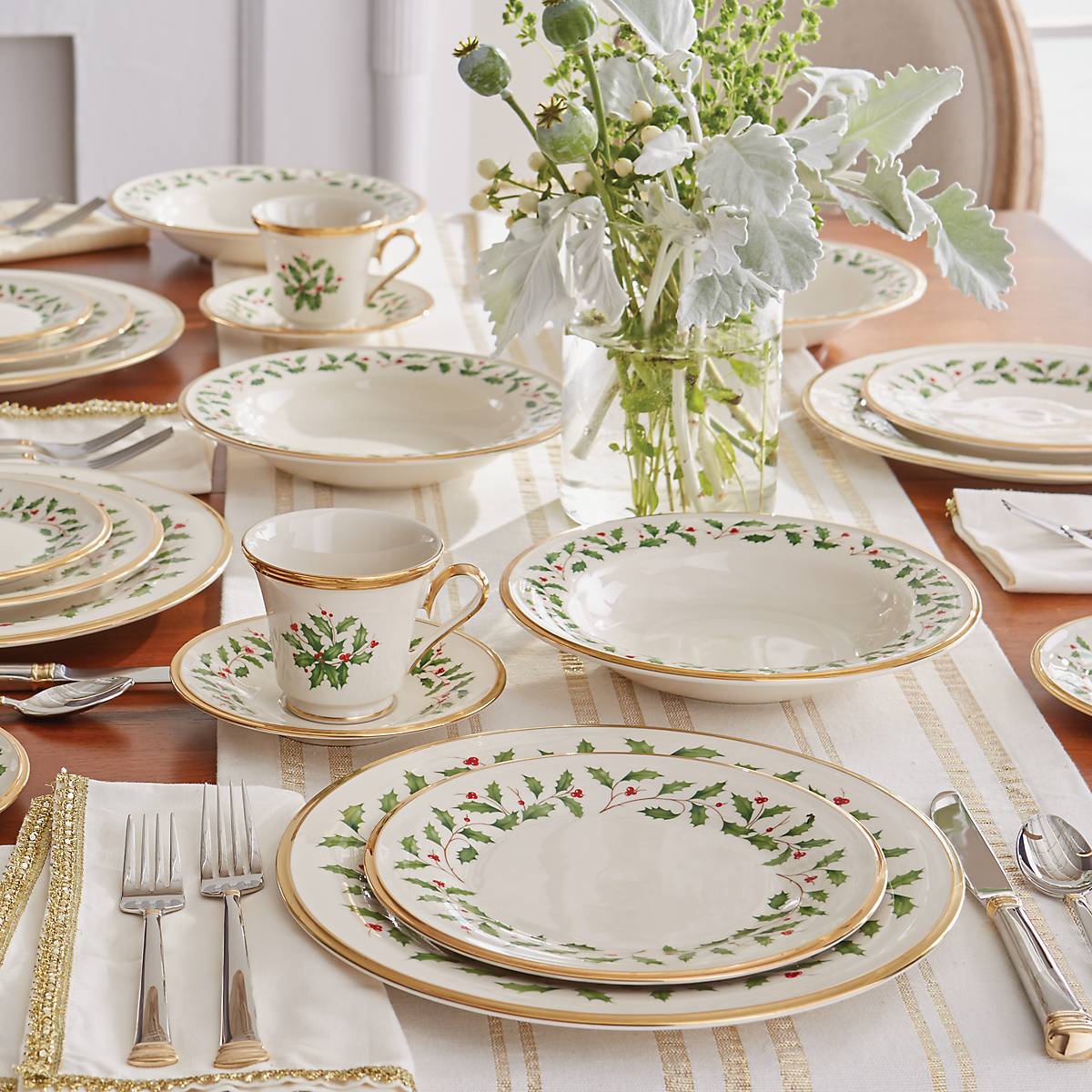 Holiday Dinner Plates, Set of 6