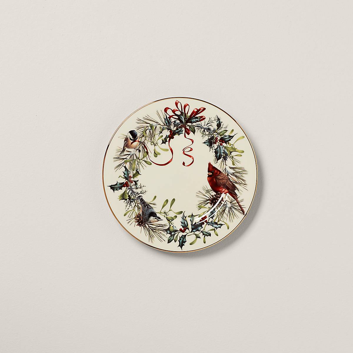 Winter Greetings Salad Plates, Set of 6