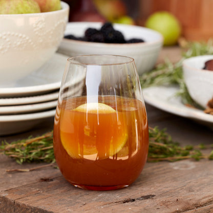 Tuscany Classics Stemless Wine Glasses, Set of 6