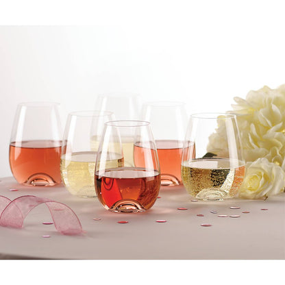 Tuscany Classics Stemless Wine Glasses, Set of 6