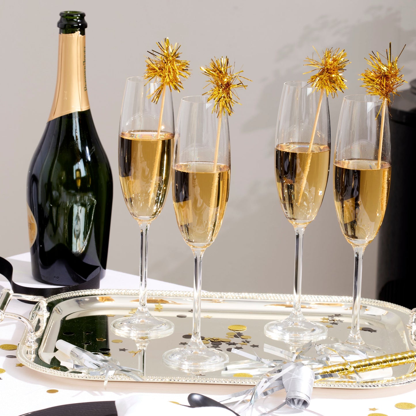 Tuscany Classics Champagne Flute Glasses, Set of 6