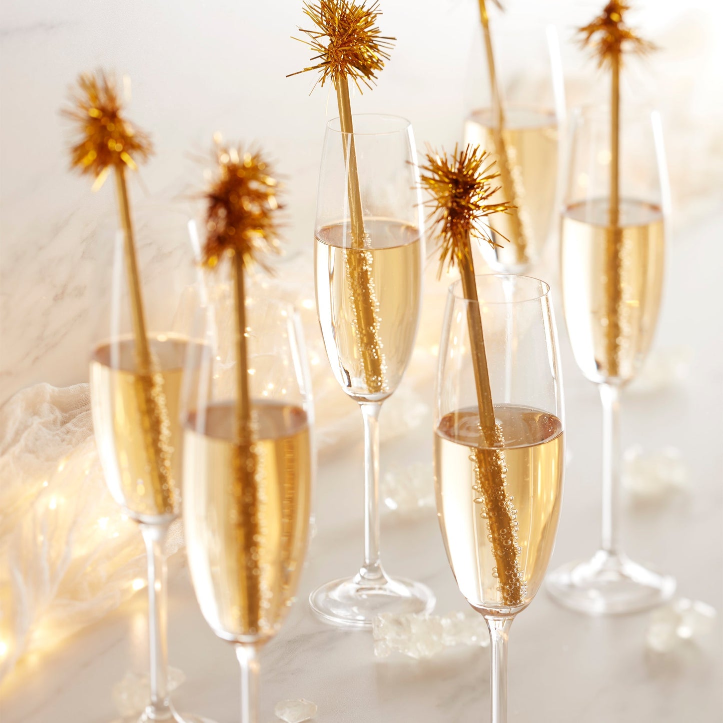 Tuscany Classics Champagne Flute Glasses, Set of 6
