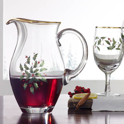 Holiday Iced Beverage Glasses, Set of 4