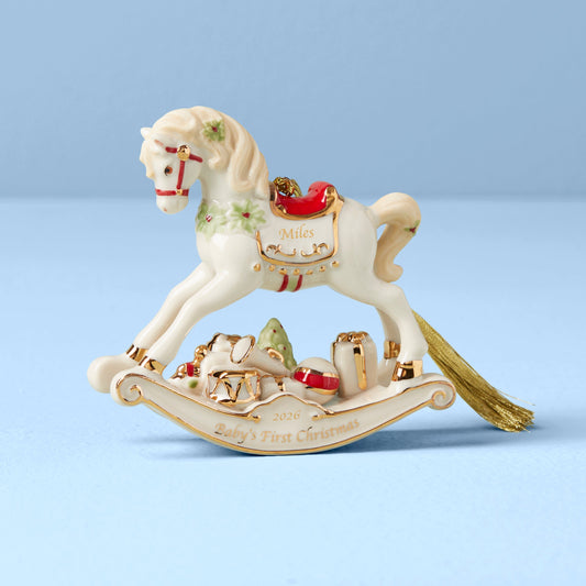 Personalized Rocking Horse Ornament