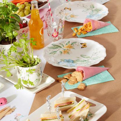 Butterfly Meadow Melamine Dinner Plates, Set of 4