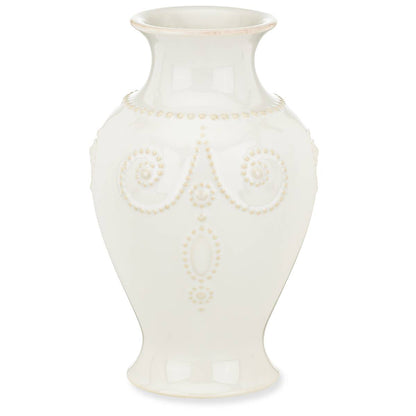 French Perle White Bouquet Vase