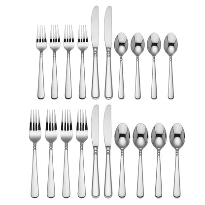 Pearl Platinum 20-Piece Flatware Set