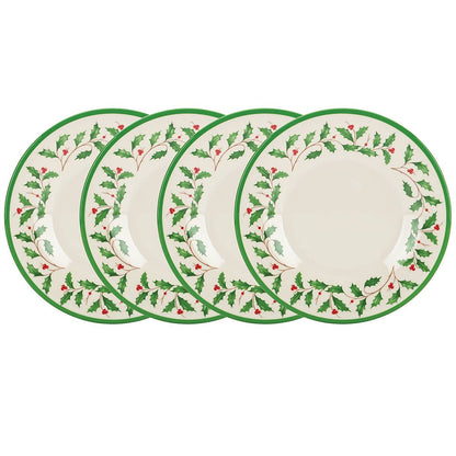 Holiday Melamine Accent Plates, Set of 4