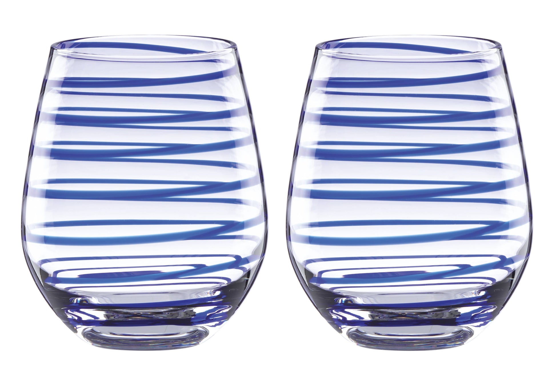 Charlotte Street Stemless Wine Glasses, Set of 2
