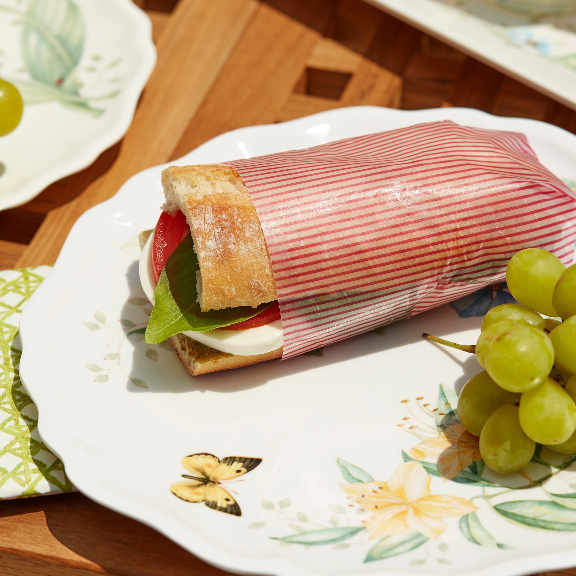 Butterfly Meadow Melamine Dinner Plates, Set of 4
