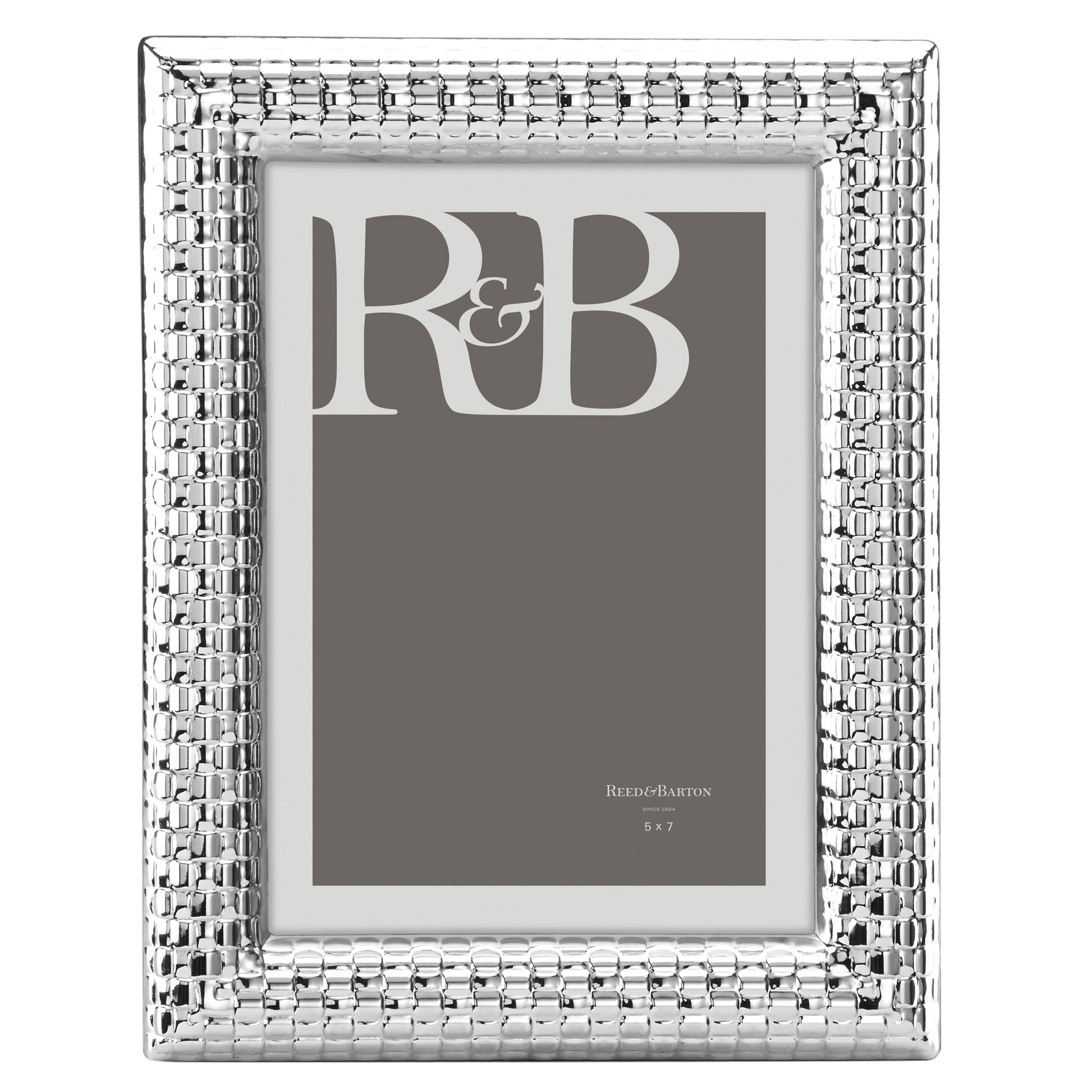 Watchband Silver 5x7 Photo Frame