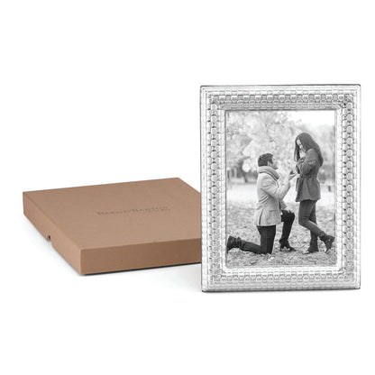 Watchband Silver 5x7 Photo Frame