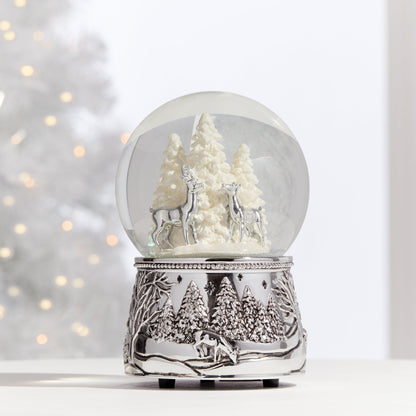 North Pole Bound Reindeer Snow Globe