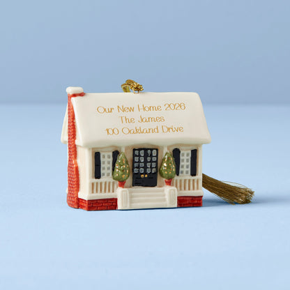 Personalized Our New Home Ornament