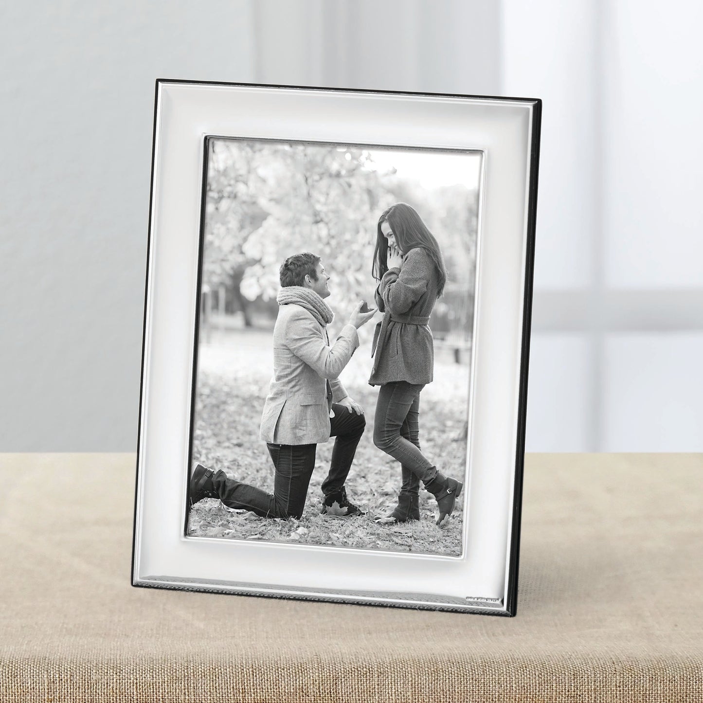 Naples Silverplate 5x7 Photo Frame