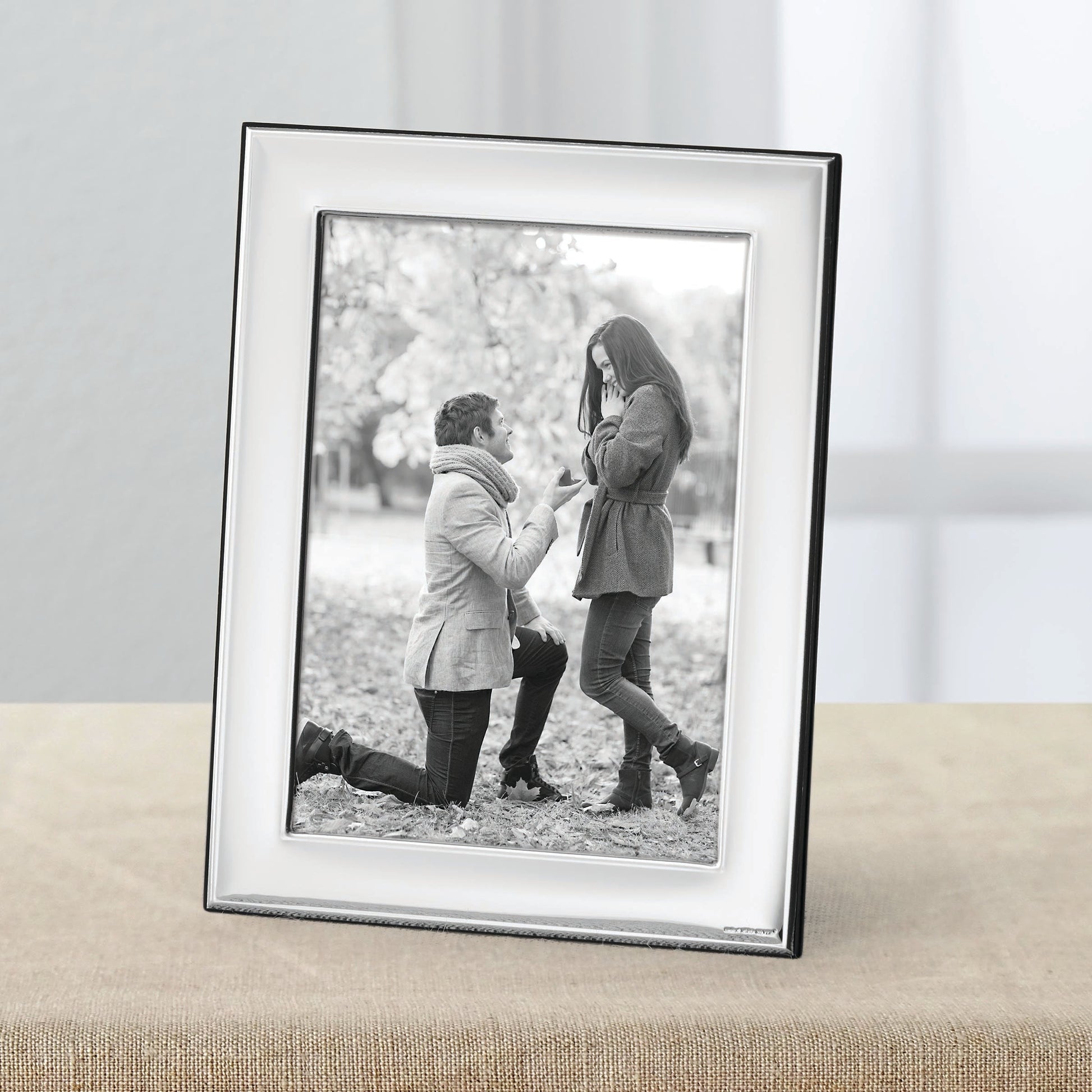 Naples Silverplate 5x7 Photo Frame