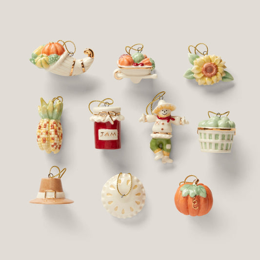 Autumn Favorites 10-Piece Mini Ornament Set