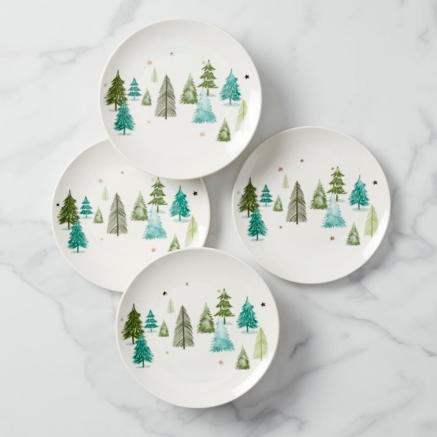 Balsam Lane Accent Plates, Set of 4
