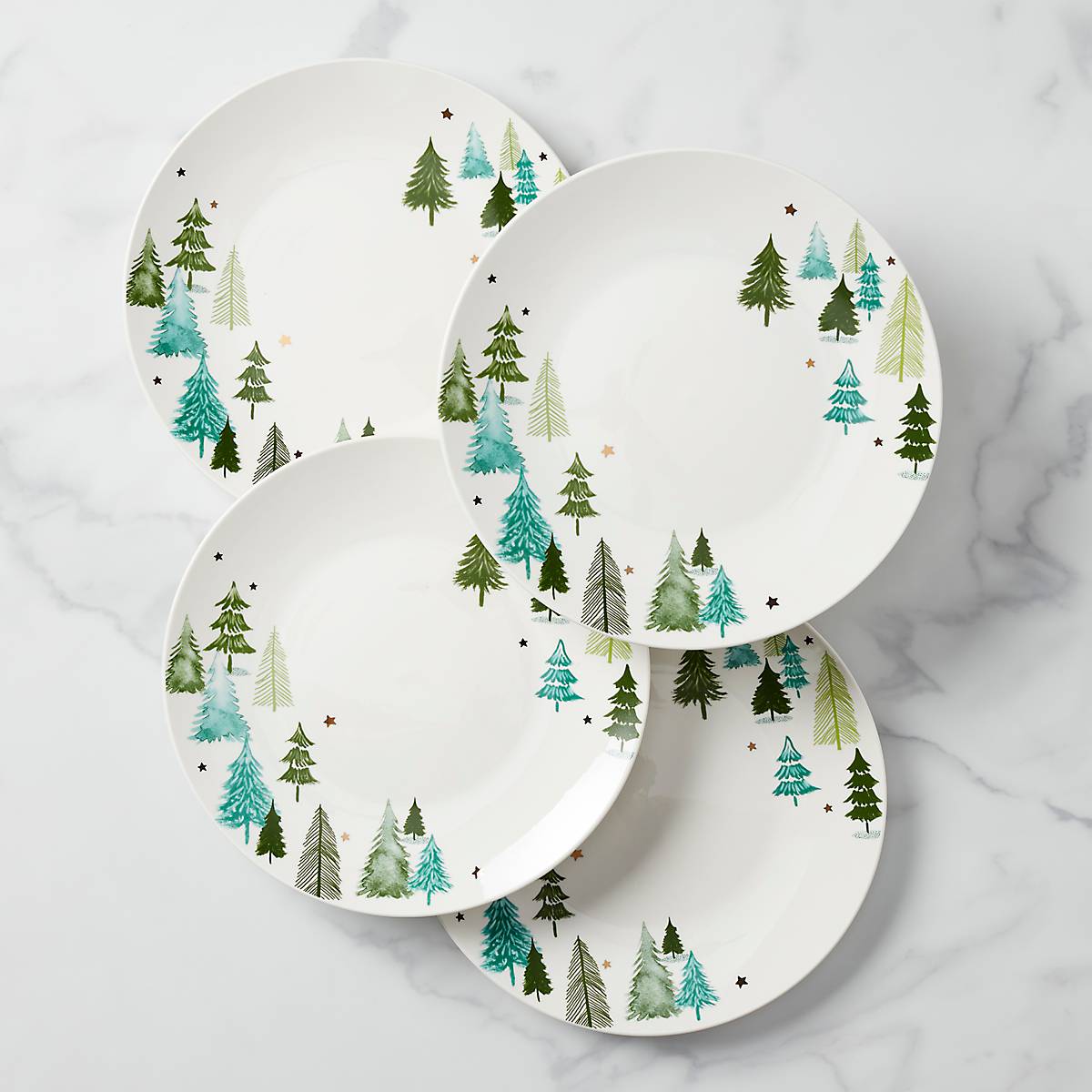 Balsam Lane Dinner Plates, Set of 4