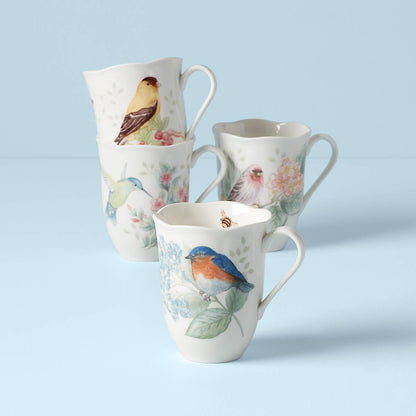 Butterfly Meadow Flutter Mugs, Set of 4