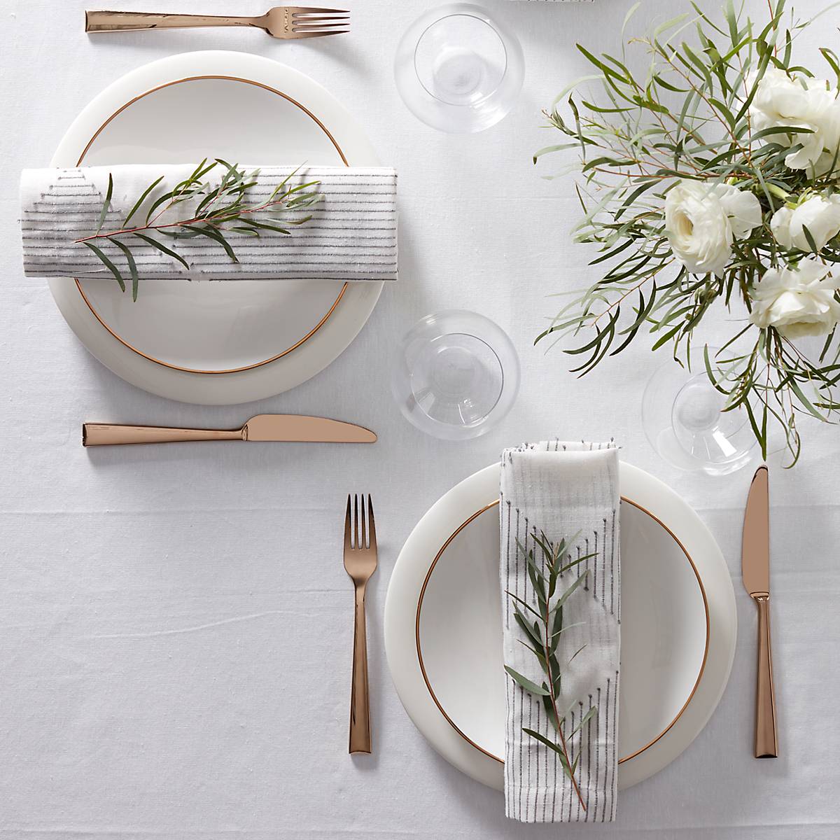 Trianna White Salad Plate