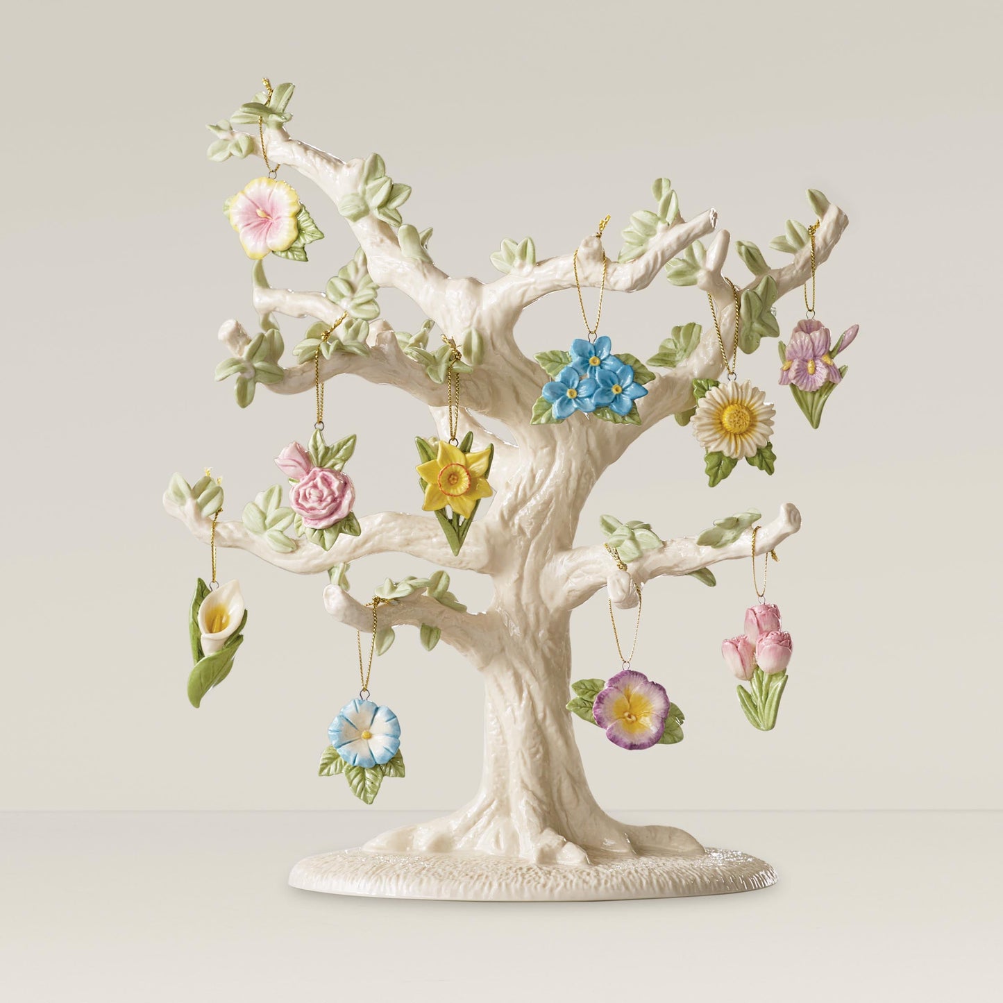 Celebrate Flowers 10-Piece Mini Ornament Set