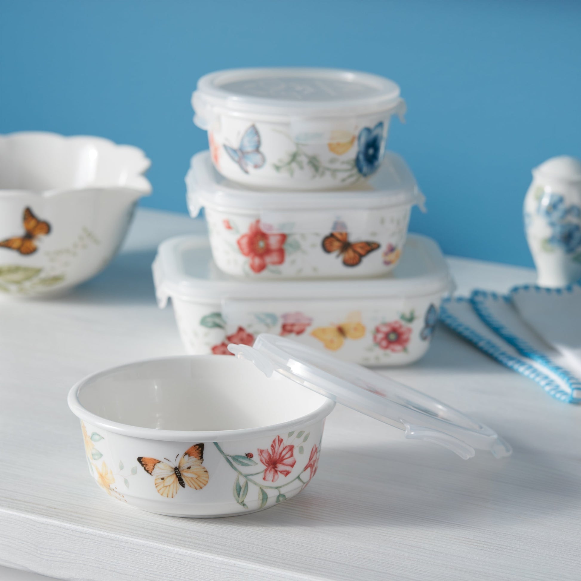 Butterfly Meadow Rectangle Container