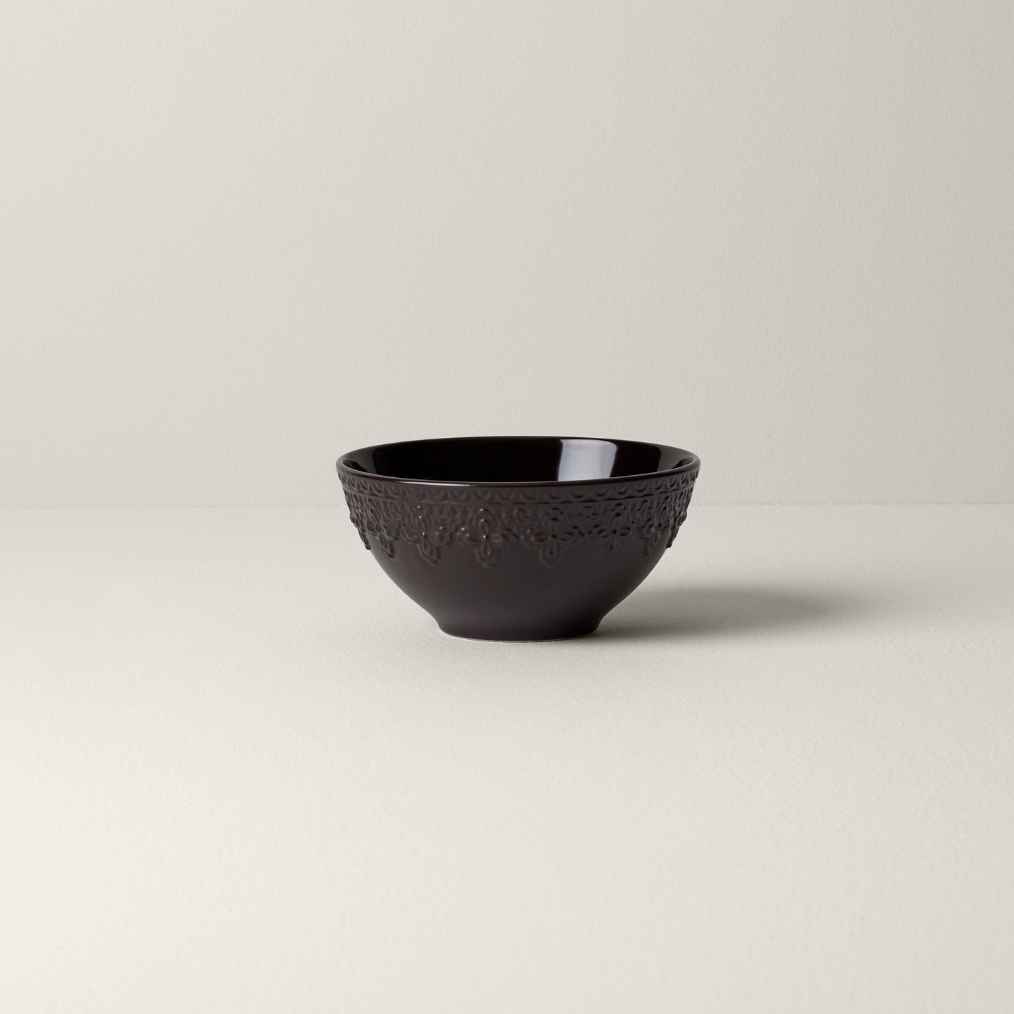 Chelse Muse Fleur Black All-Purpose Bowls, Set of 4