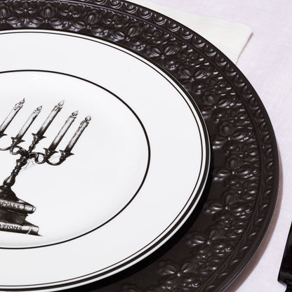 Vintage Halloween Dessert Plates, Set of 4