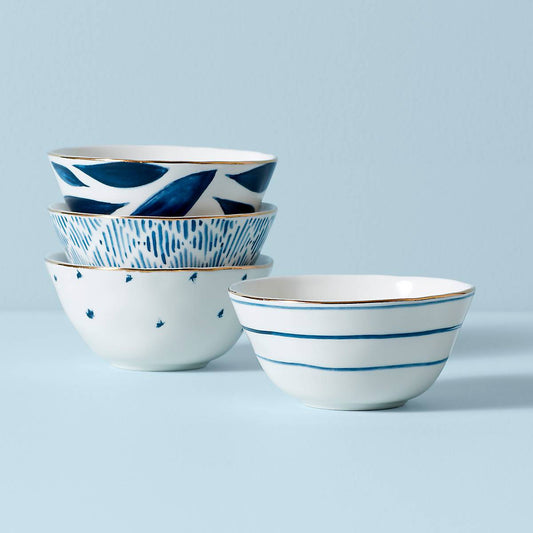 Blue Bay Dessert Bowls, Set of 4