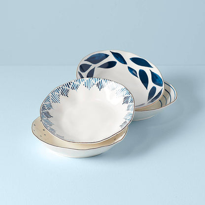 Blue Bay Pasta Bowls, Set of 4