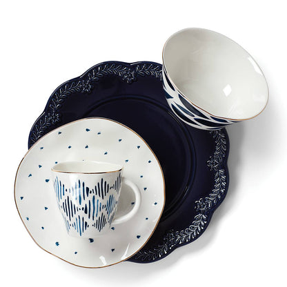 Blue Bay Dessert Mugs, Set of 4