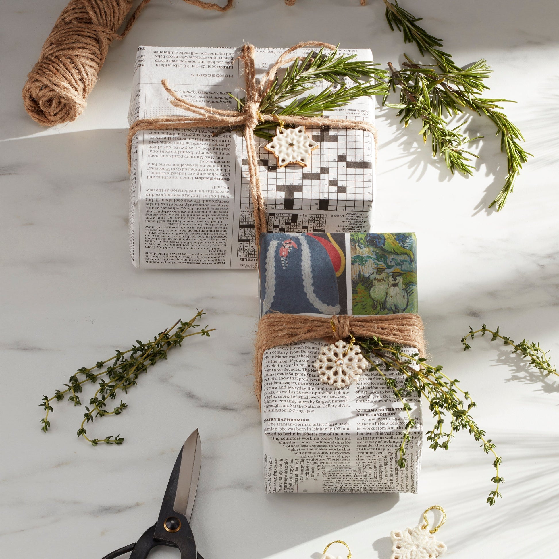Snowflake 10-Piece Mini Ornament Set