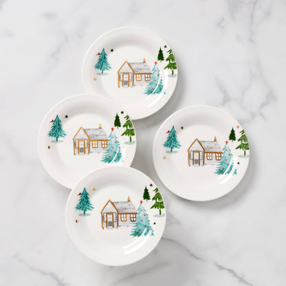 Balsam LaneTidbit Plates, Set of 4