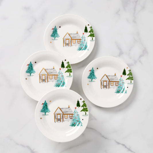 Balsam LaneTidbit Plates, Set of 4