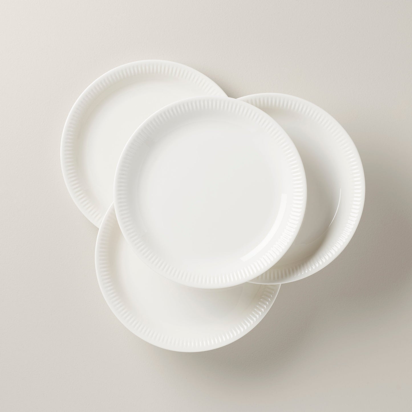 Profile White Dinner Plates, Set of 4