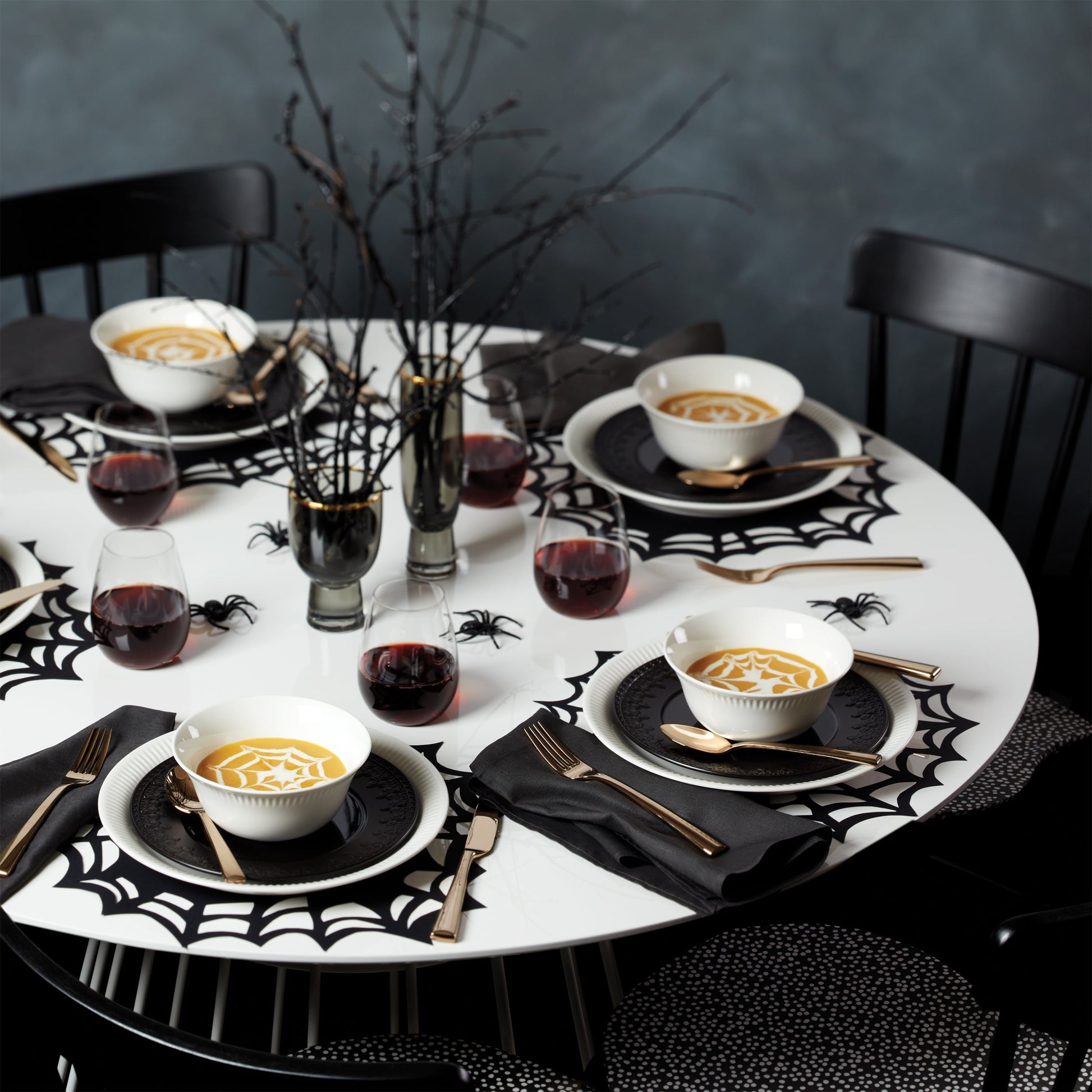 Profile White Dinner Plates, Set of 4