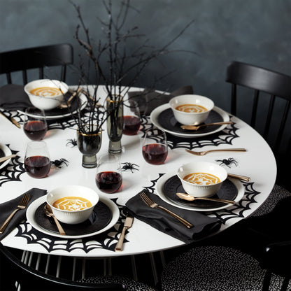 Profile White Dinner Plates, Set of 4