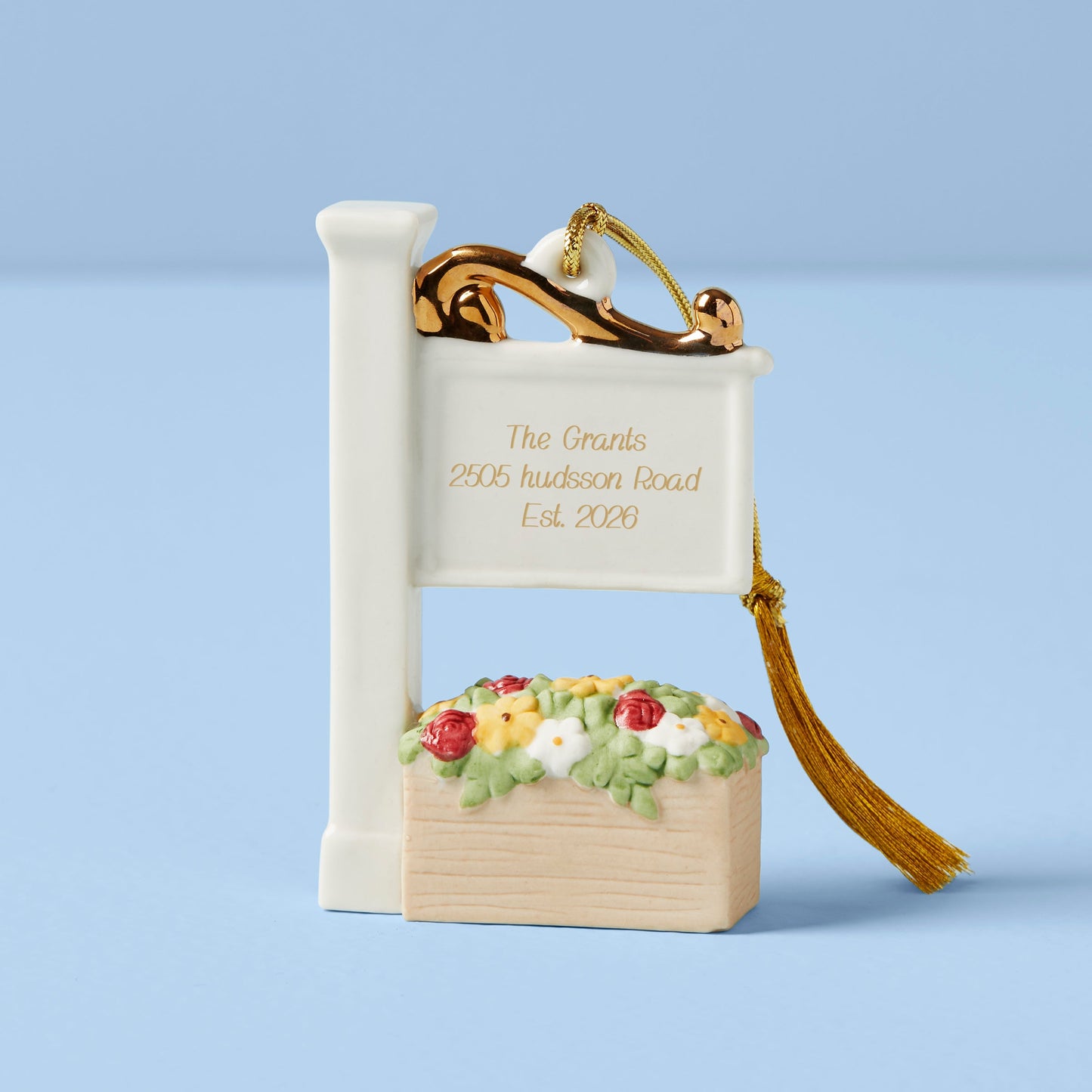 Personalized Home Established Sign Ornament