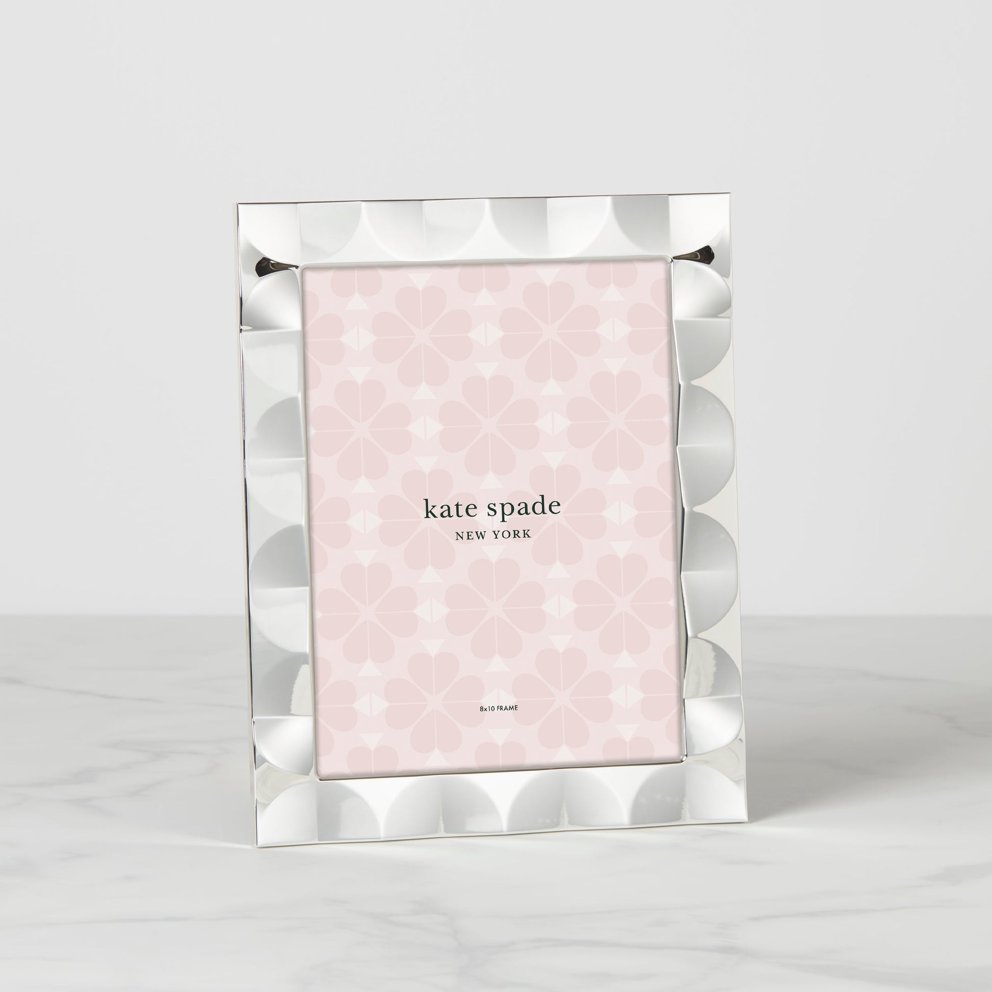 South Street Silver 8x10 Scallop Photo Frame